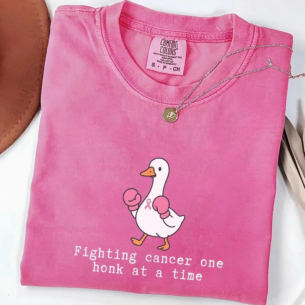 S Shirt, Fighting Cancer One Honk At A Time Tee, Funny